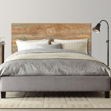 Adesivo de Parede para Cabeceira de Cama - TRAVEL